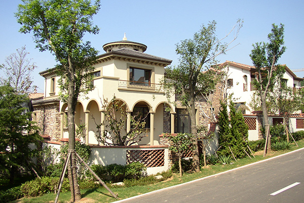 香溪庭院別墅中央空調系統工程