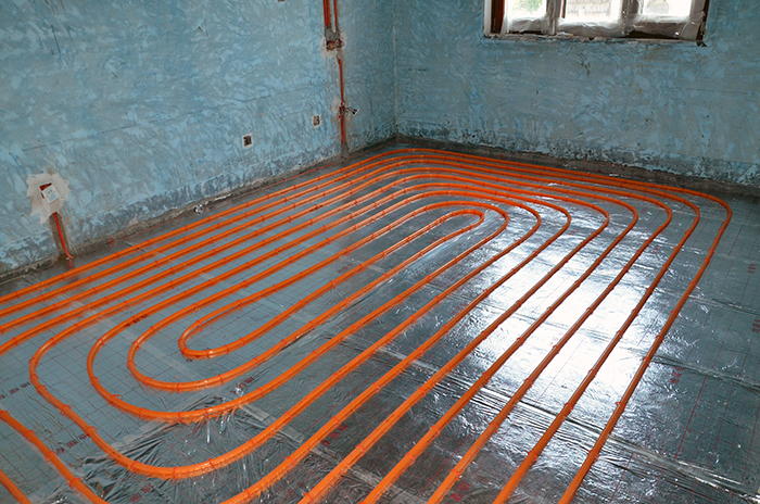 香根四季別墅地源熱泵項(xiàng)目地暖管安裝 香根四季別墅地源熱泵項(xiàng)目地暖管安裝