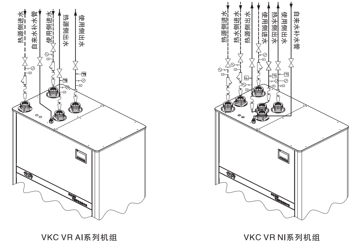VKC地源熱泵機組接線圖 VKC地源熱泵機組接線圖