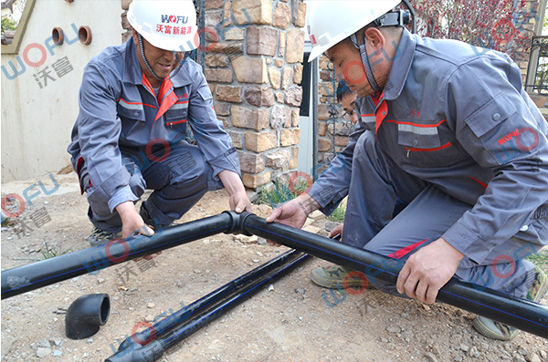 地源熱泵室外埋管 地源熱泵室外埋管